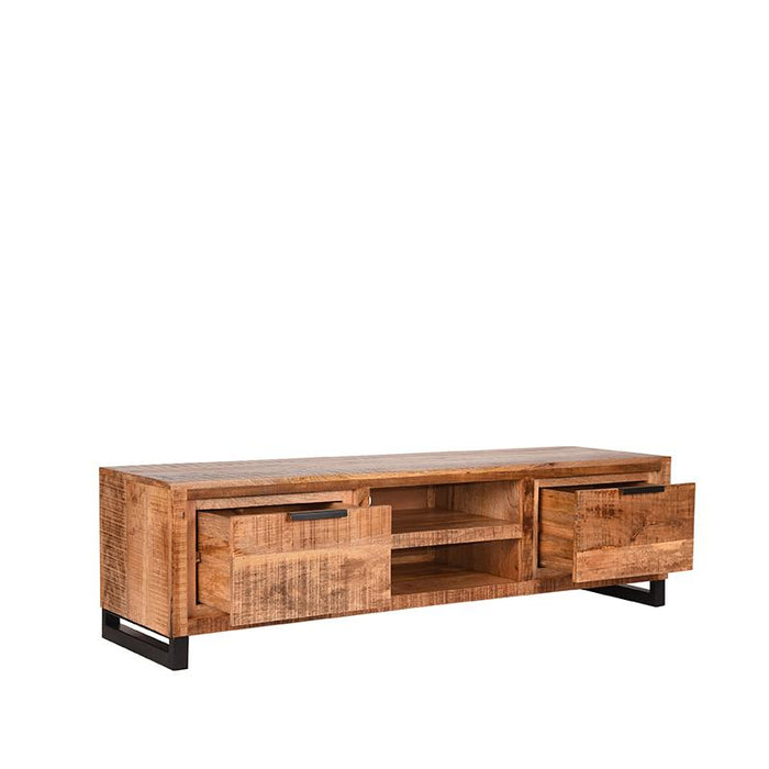 Tv meubel Glasgow | Mangohout | Rough 160 cm