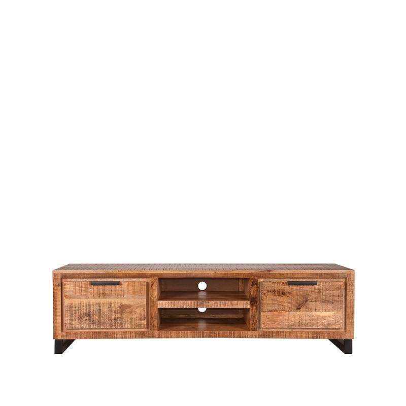 Tv meubel Glasgow | Mangohout | Rough 160 cm