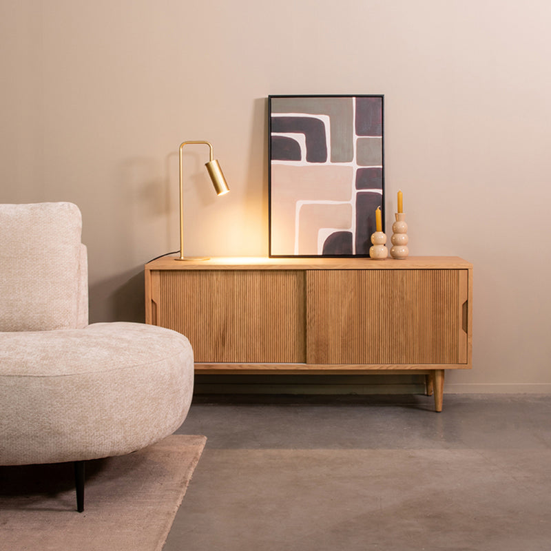 Tv meubel Jule | Eiken | 130x40x60 cm