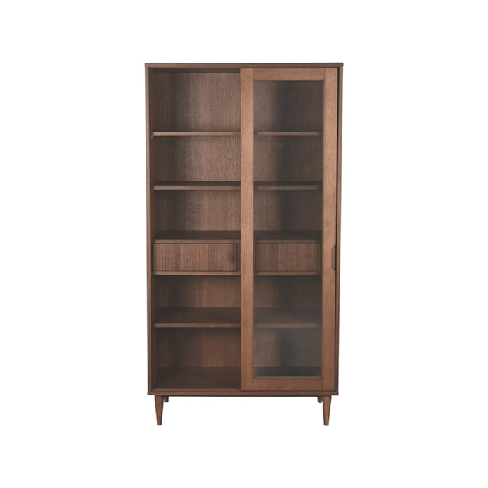 Vitrinekast Jule | Eiken | 100x49x180 cm