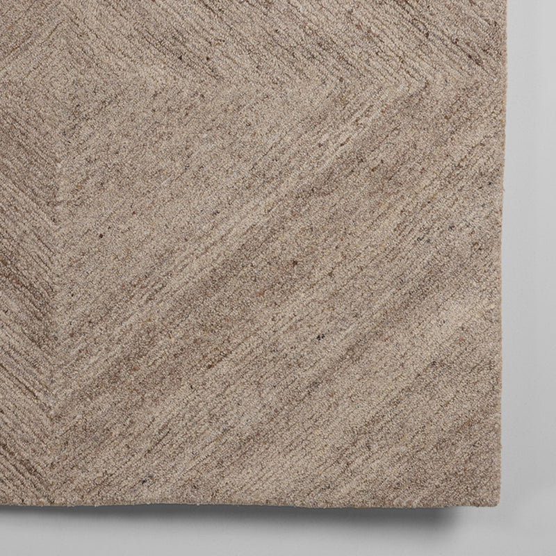 Vloerkleden Blendy | Wol | Taupe