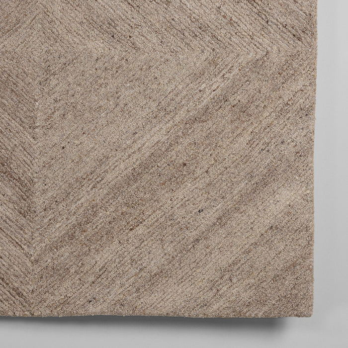 Vloerkleden Blendy | Wol | Taupe
