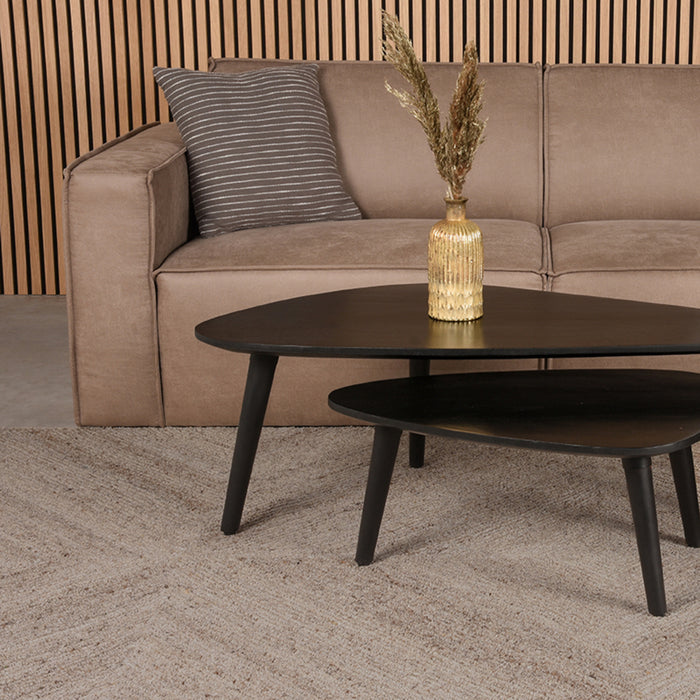 Vloerkleden Blendy | Wol | Taupe
