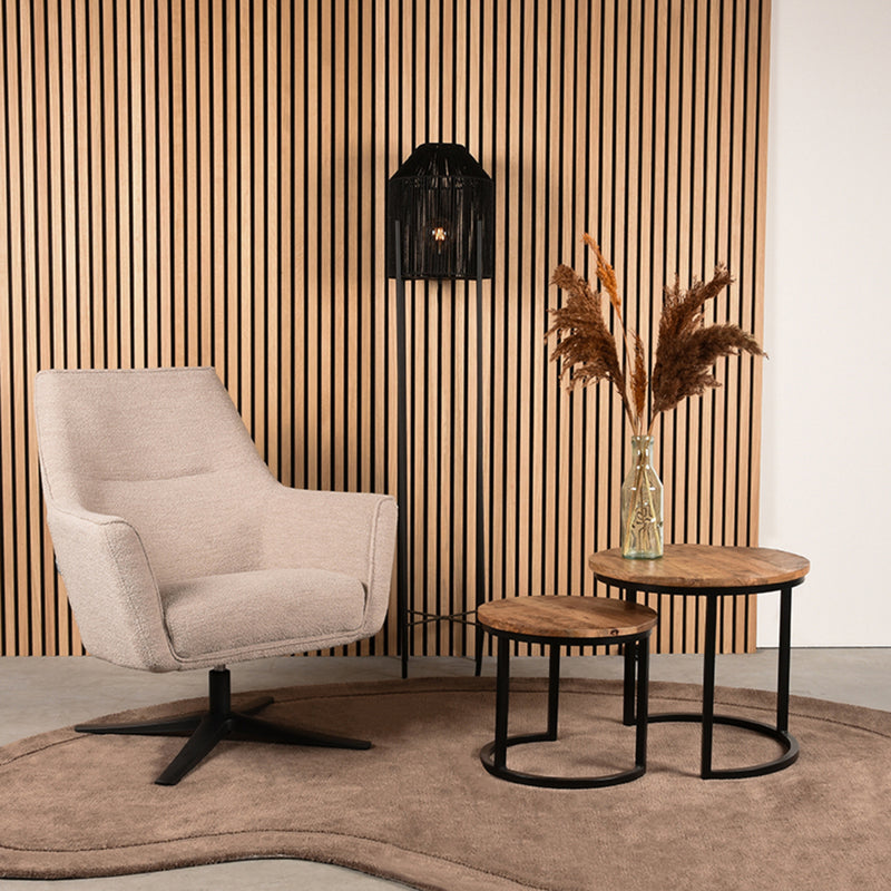 Vloerkleden Mody | Synthetisch | Taupe 160x230 cm