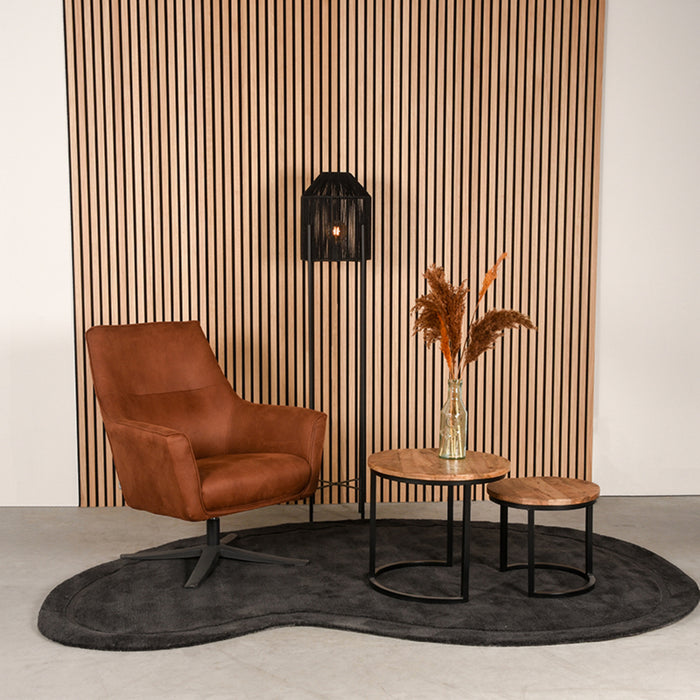 Vloerkleden Mody | Synthetisch | Antraciet 200x300 cm