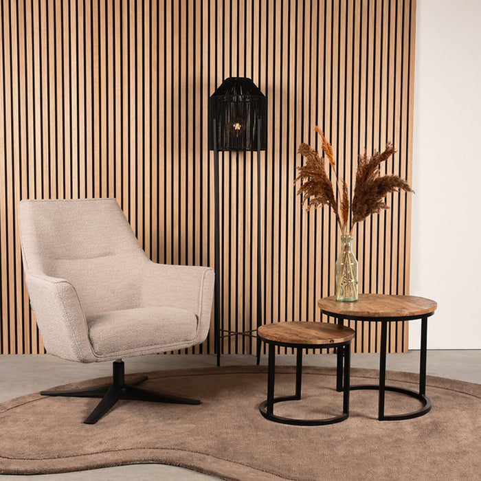 Vloerkleden Mody | Synthetisch | Taupe 200x300 cm