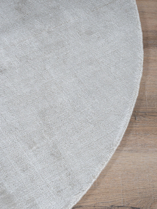 Vloerkleed Cos - Viscose Ivory Rond ø150 cm