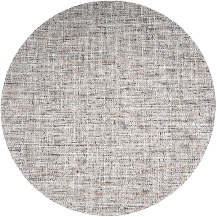 Vloerkleed Cross Grey/Beige - Rond ø200 cm