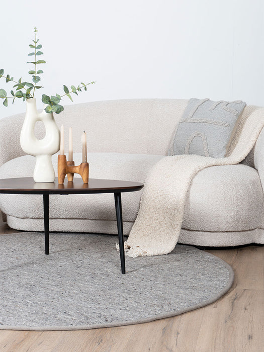 Vloerkleed Scott Taupe Rond ø160 cm