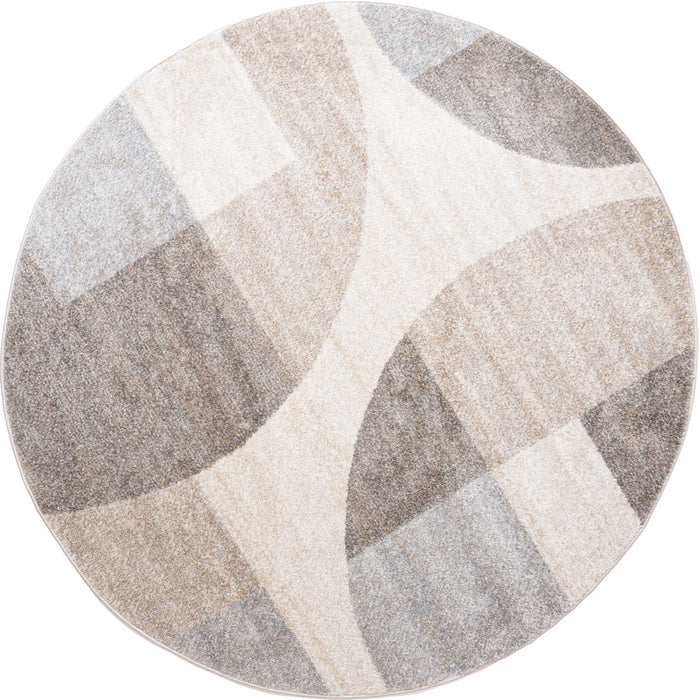 Vloerkleed Tanno Beige Rond ø120 cm