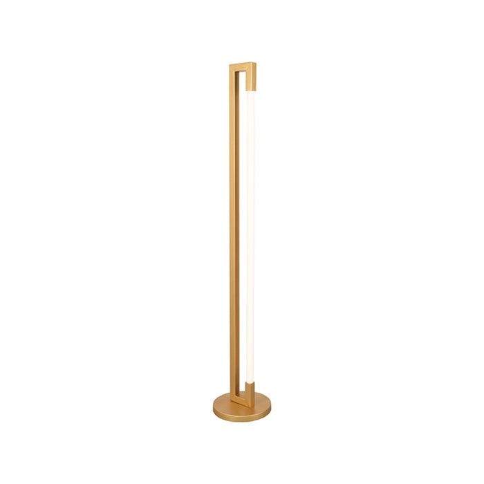 Vloerlamp Futuro | Metaal | Antiek goud
