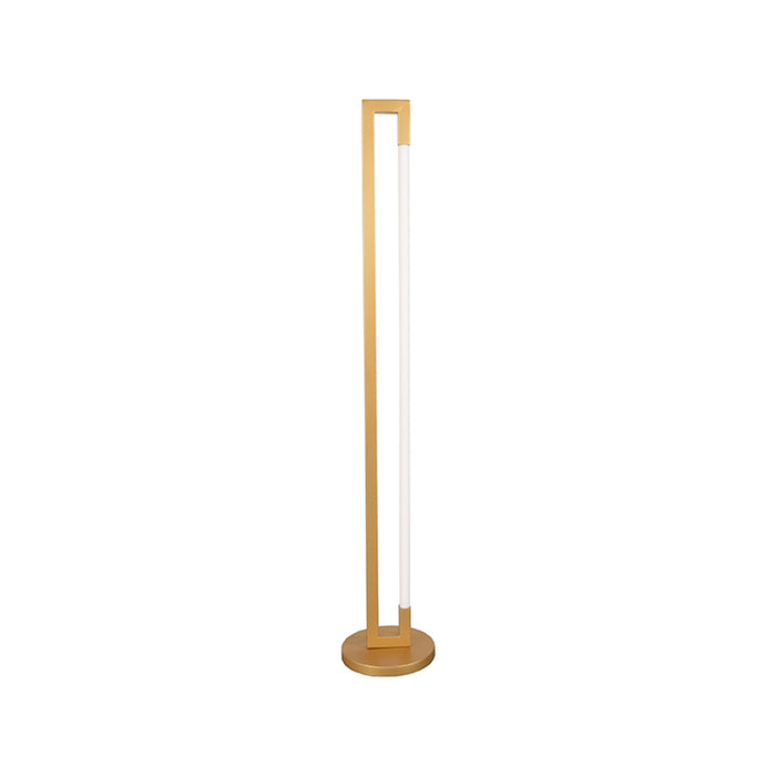 Vloerlamp Futuro | Metaal | Antiek goud