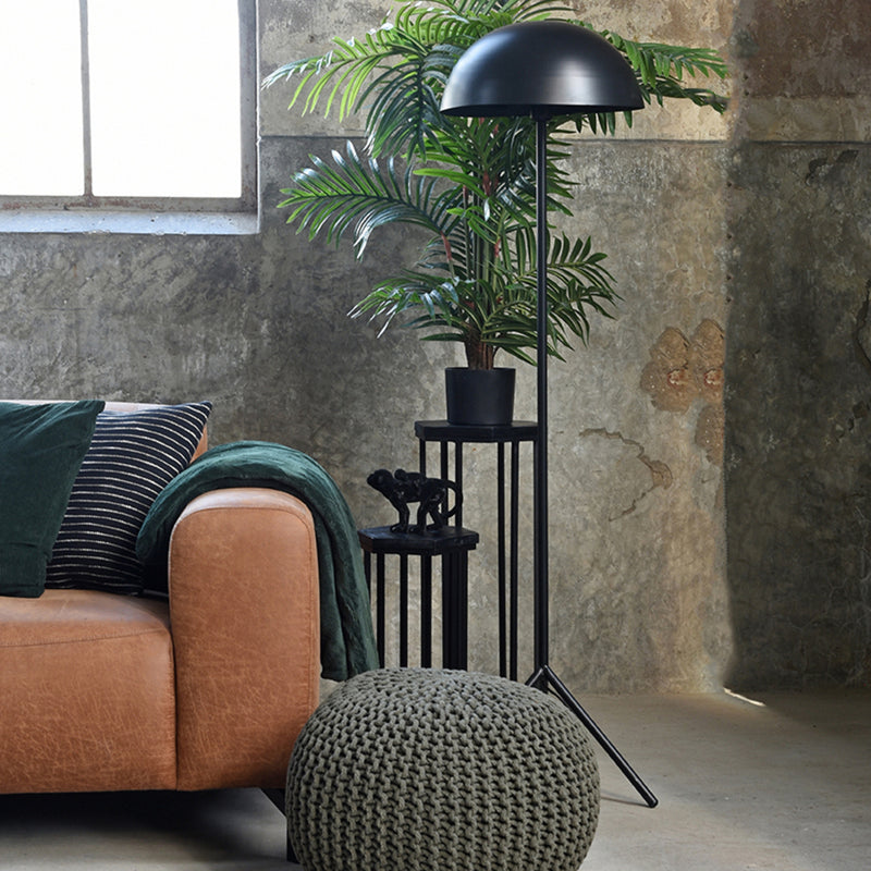 Vloerlamp Globe | Metaal | Zwart