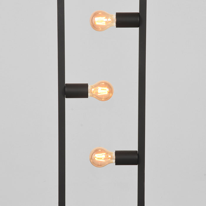 Vloerlamp Quadrato | Metaal | Zwart