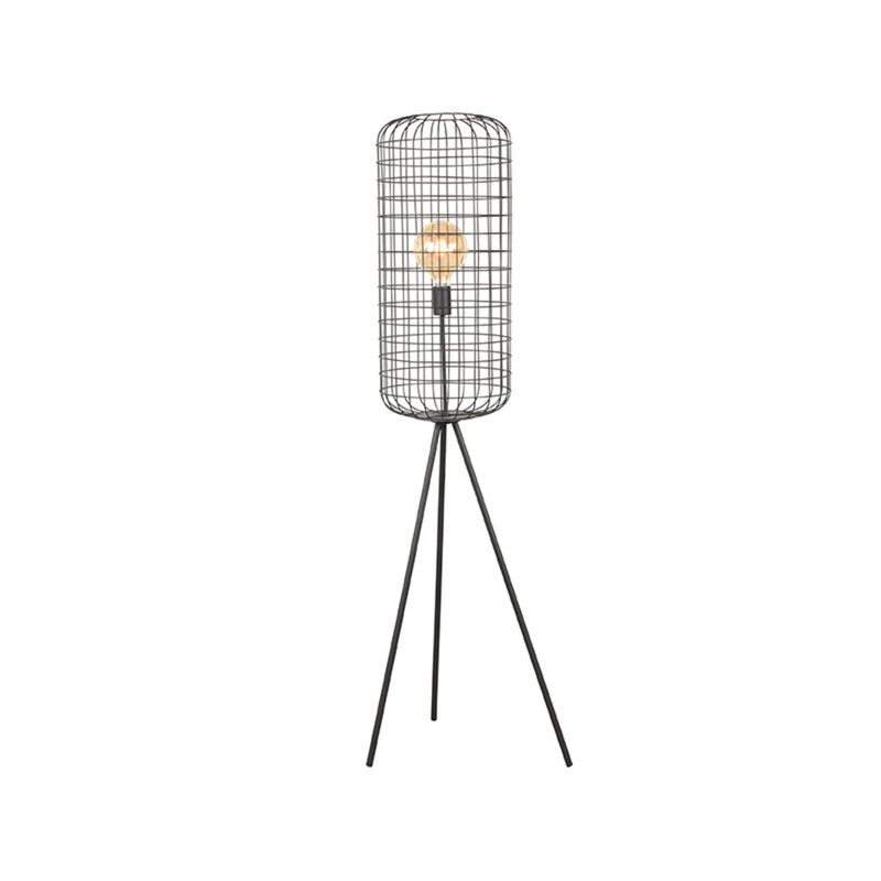 Vloerlamp Solido | Metaal | Zwart