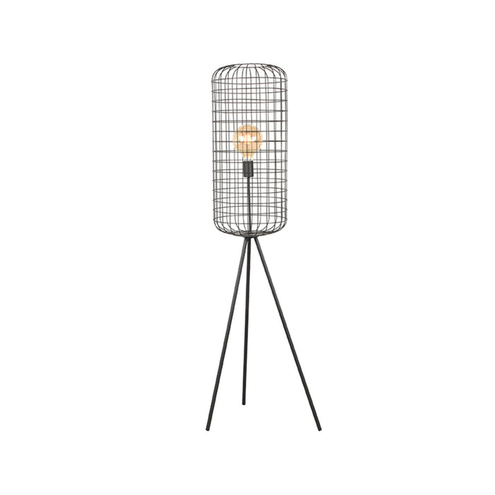 Vloerlamp Solido | Metaal | Zwart