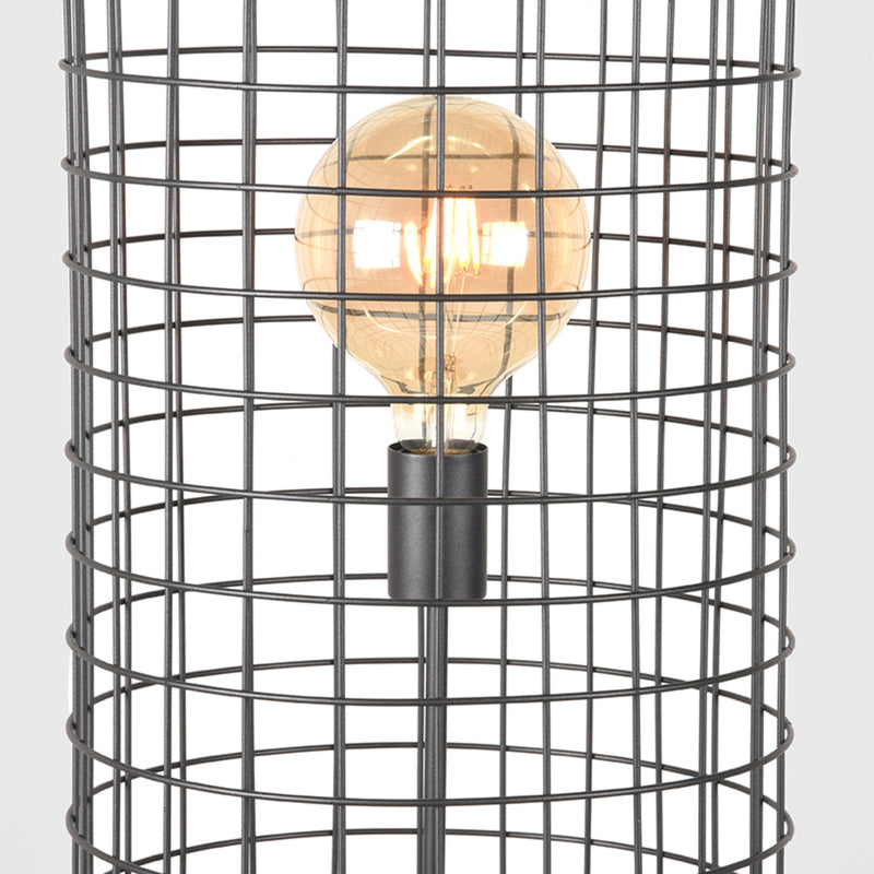 Vloerlamp Solido | Metaal | Zwart