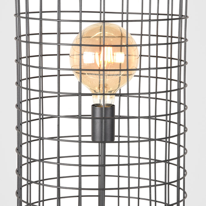 Vloerlamp Solido | Metaal | Zwart