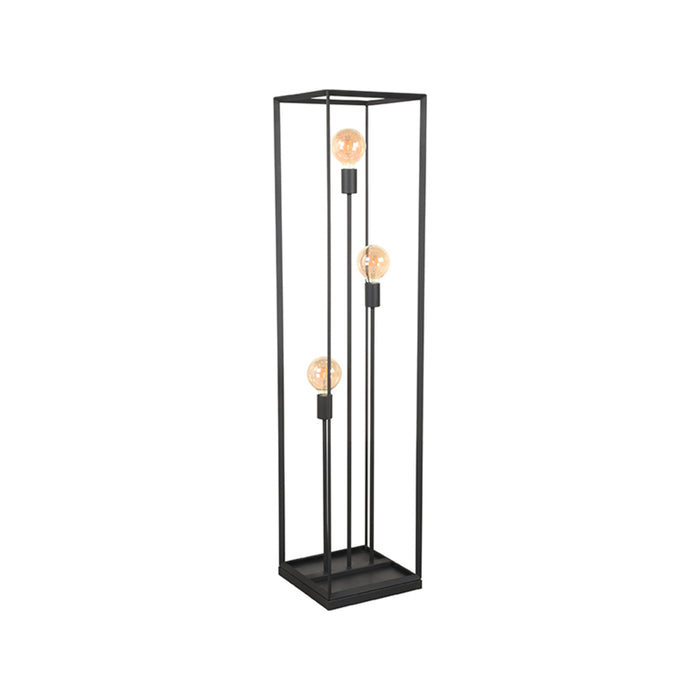 Vloerlamp Tetto | Metaal | Zwart