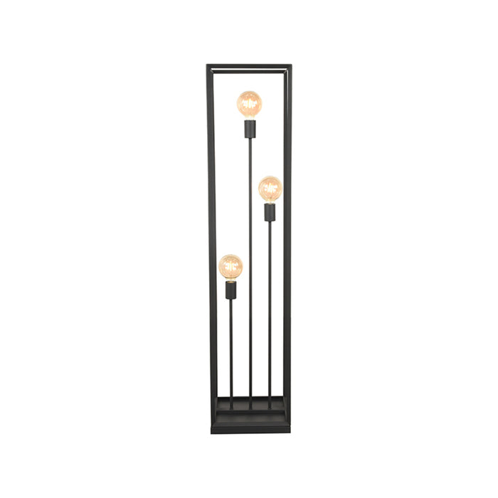 Vloerlamp Tetto | Metaal | Zwart