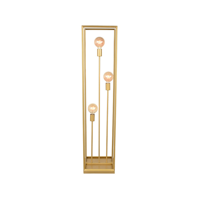 Vloerlamp Tetto | Metaal | Antiek goud